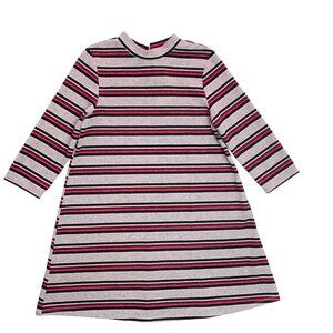 G12-Love Fire, 6Y, l/s cotton sweater dress